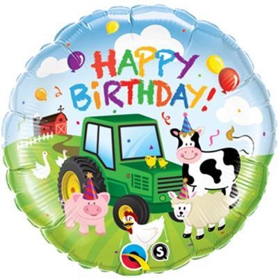 Balloon Barnyard Happy Birthday