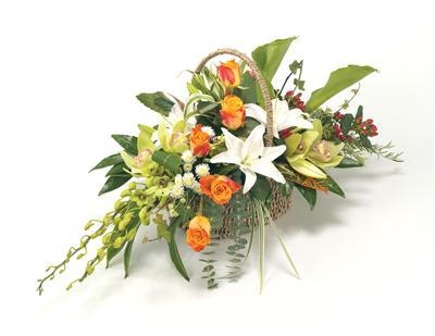 Funeral Basket Large Various Colours