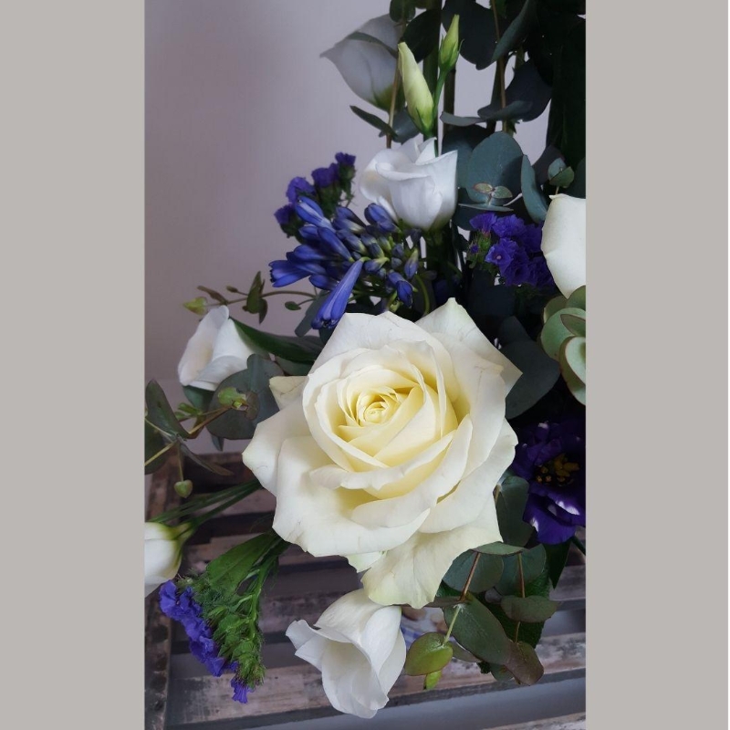 Purple & White Arrangement