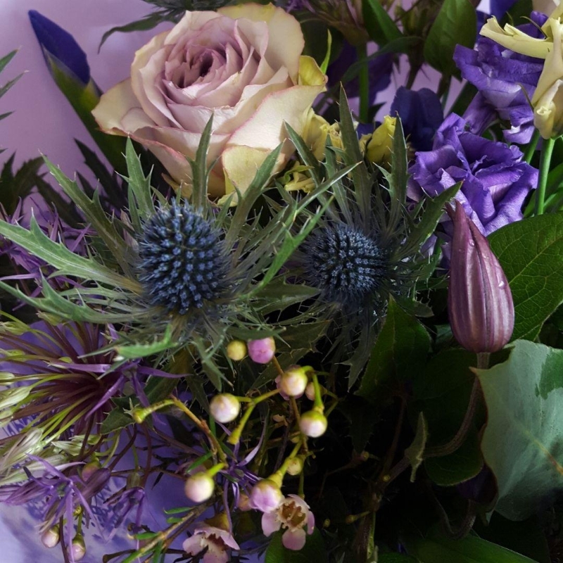Perfect Purple Hand Tied Bouquet