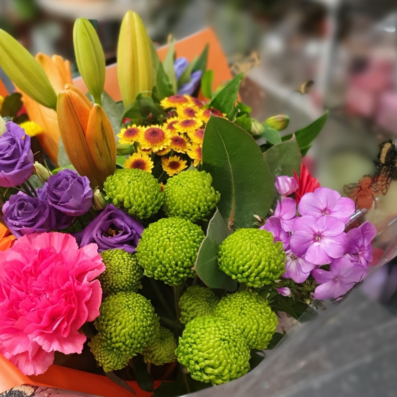 Rainbow Hand Tied Bouquet