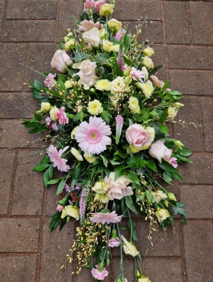 Pastel Casket Spray