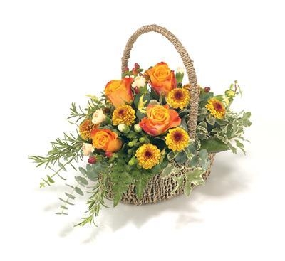 Funeral Basket Various Colours