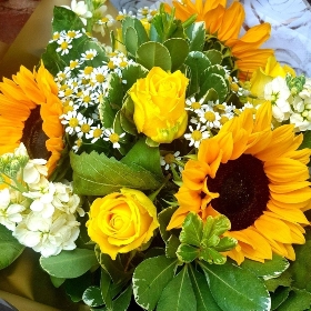 Sunshine Hand Tied Bouquet