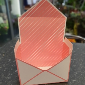 Flowers in an Envelope Box