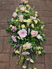 Pastel Casket Spray