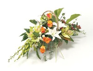Funeral Basket Large Various Colours