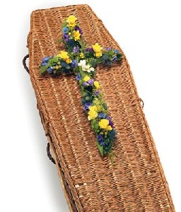 Funeral Cross  Vibrant Colours