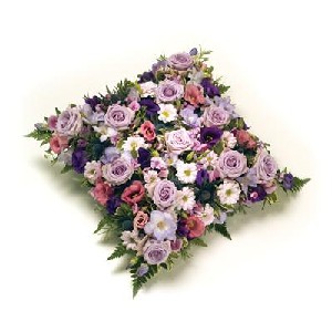 Loose Cushion  Lilac, Purple and White